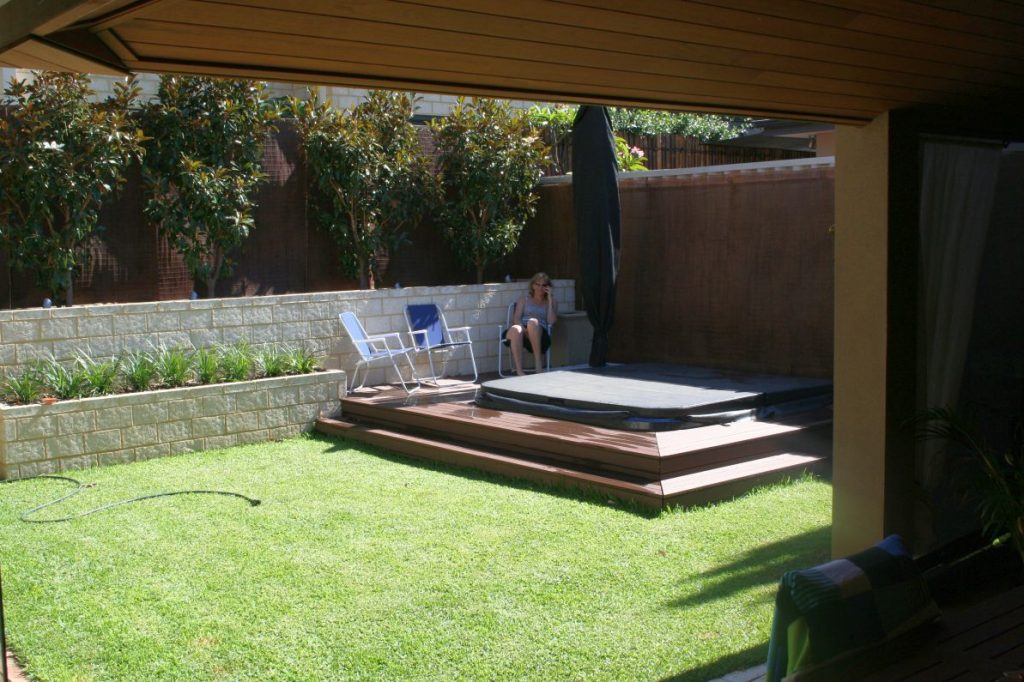 Back garden after renovation
