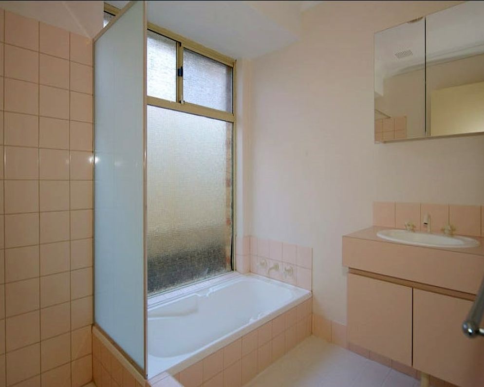Family bathroom before
