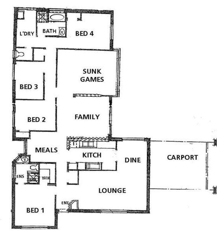Floor plan before
