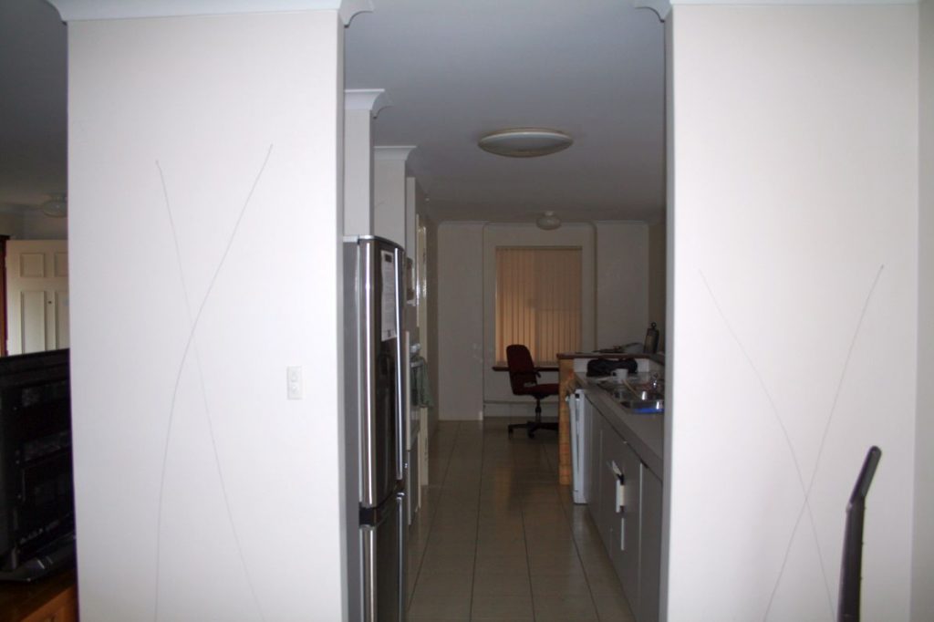 During the renovation - view from the other side