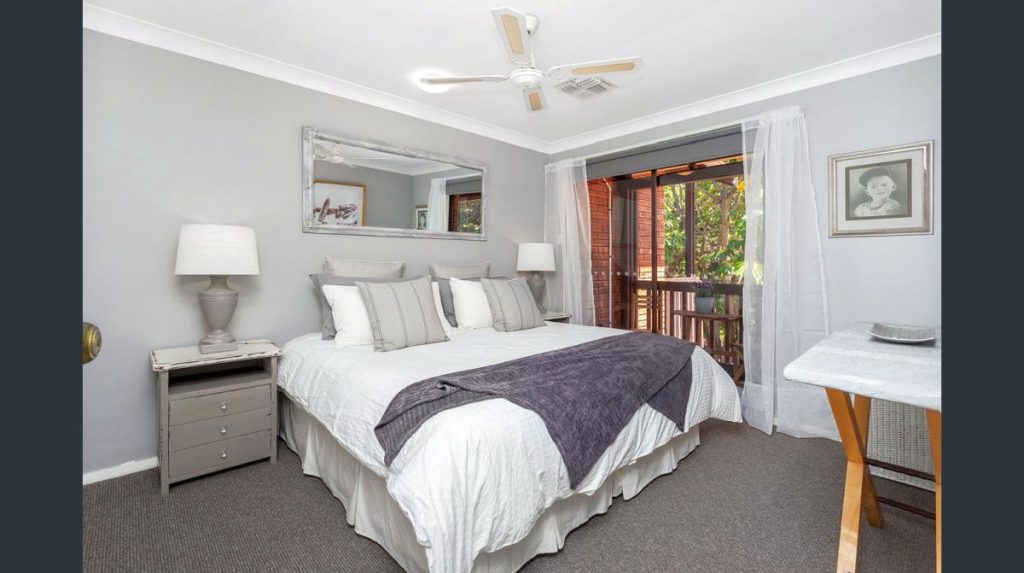 Total renovation of townhouse master bedroom and balcony after