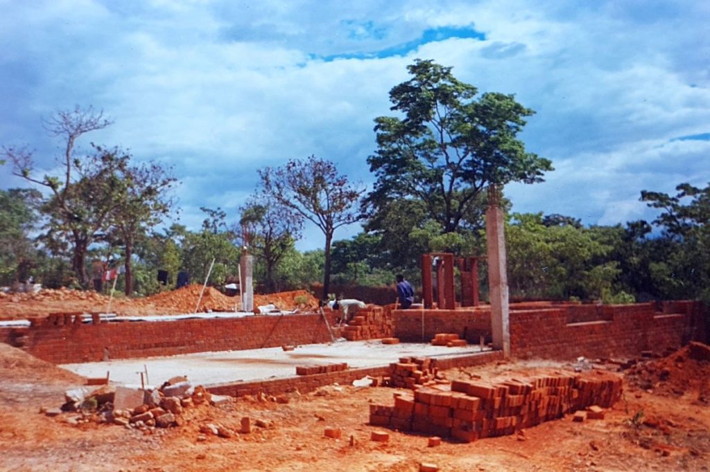 Building has started, foundations and slab done