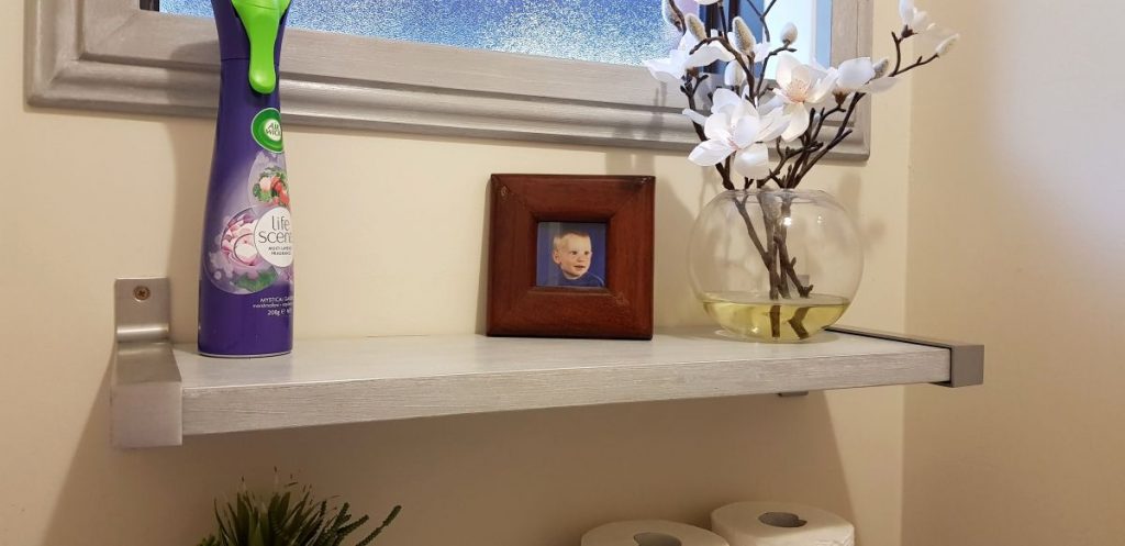 Shelves and chalk paint