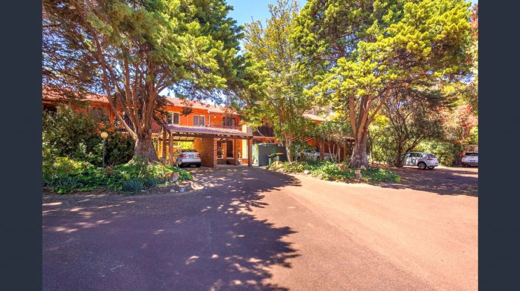 Total renovation of townhouse carport and entrance after