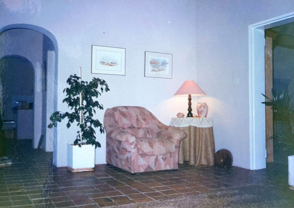 Tynwald thatched house interior after renovation