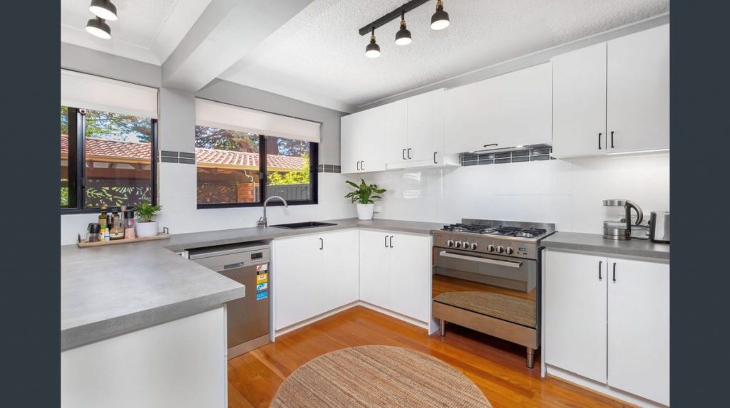 Total renovation of townhouse kitchen after