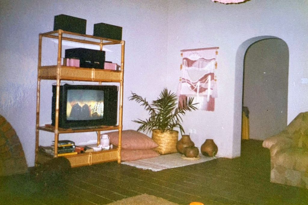 Tynwald thatched house interior after renovation