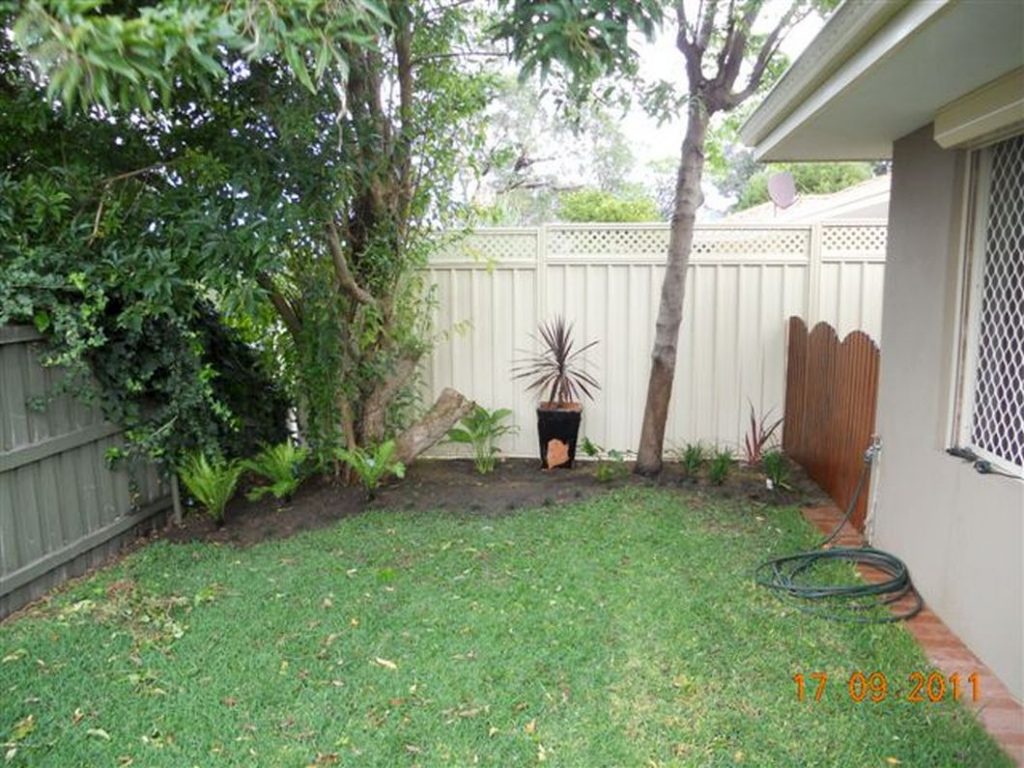 Front garden - after