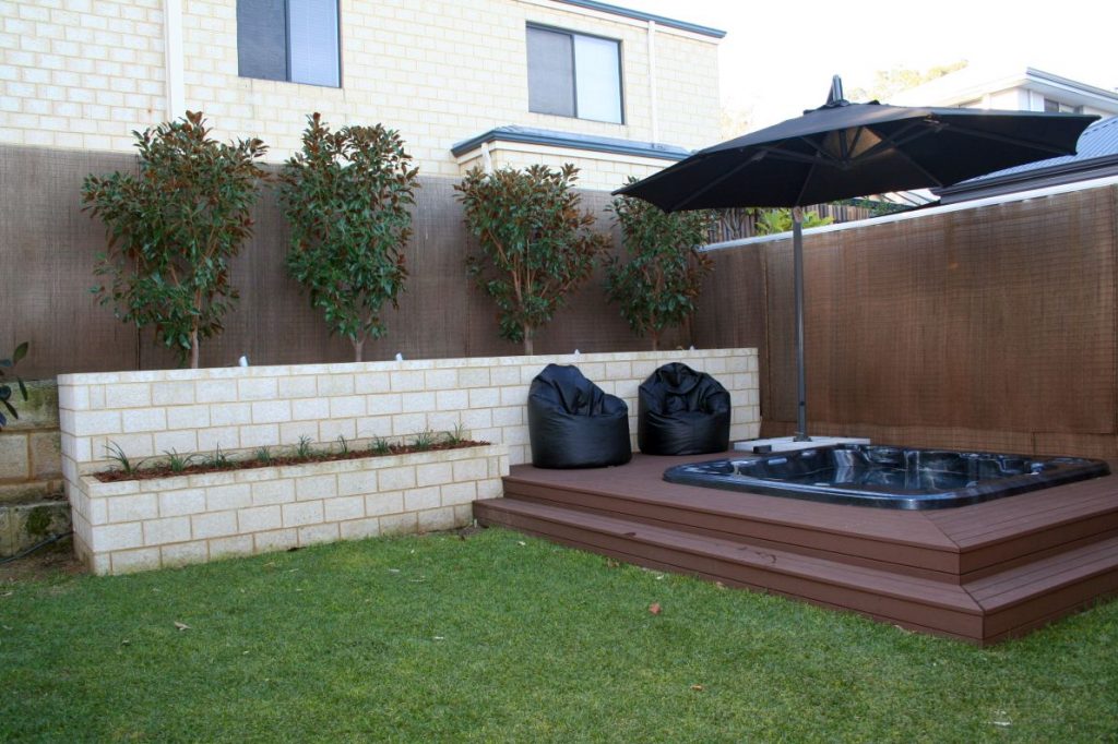 Back garden after renovation