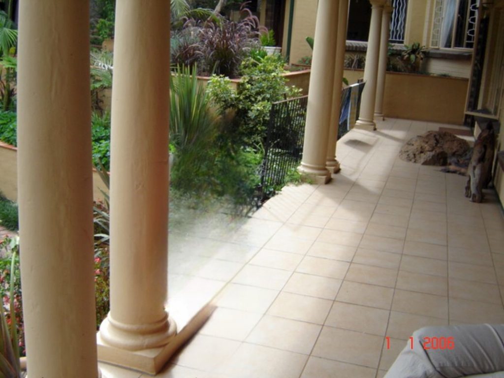 New covered walkway