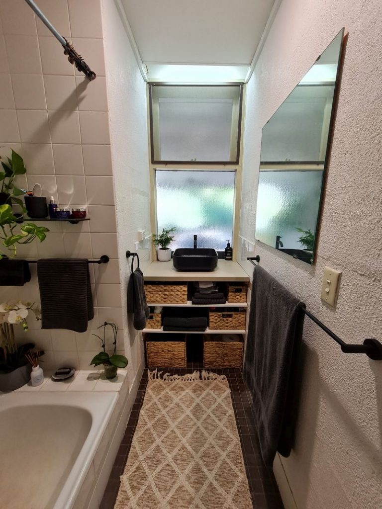 Quick & cheap bathroom reno! | Down To Earth Renovations