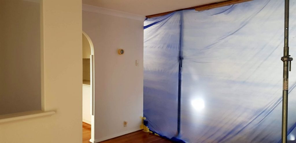 During renovation of the kitchen