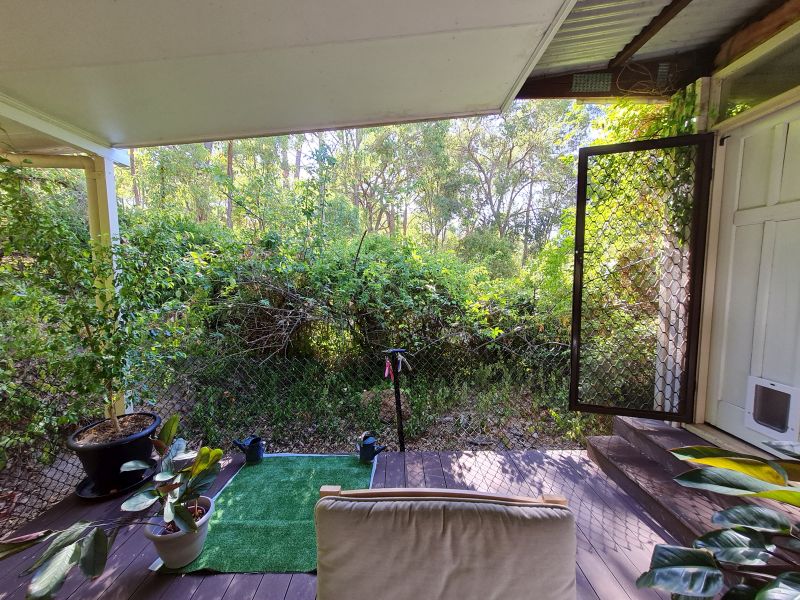 Before garden screen renovation