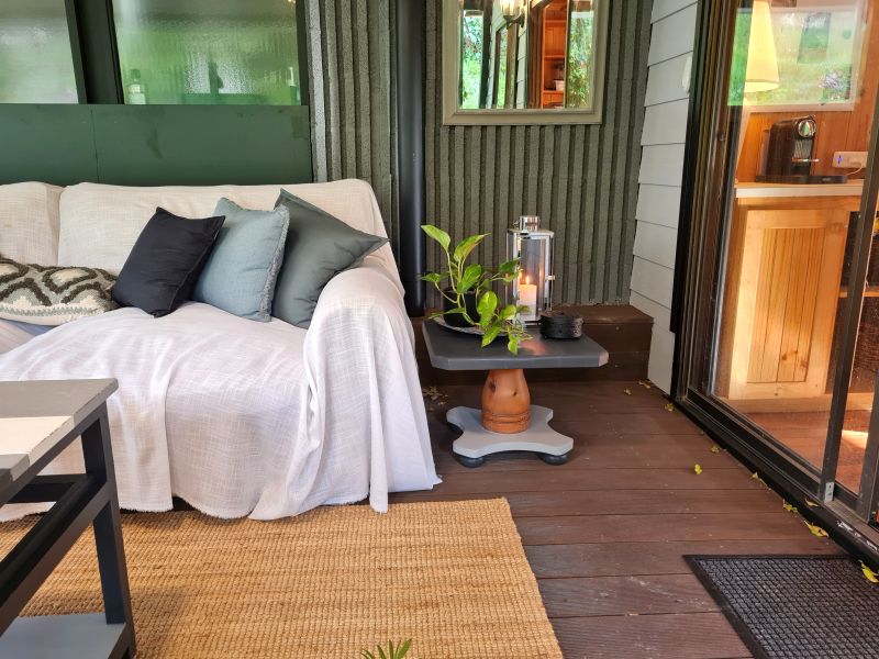 Old pine side table restoration
