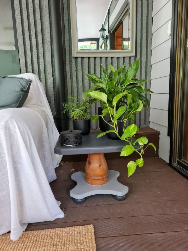 old pine side tables painted